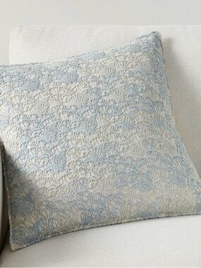 Pottery Barn Coral Reef Embroidered Pillow Cover